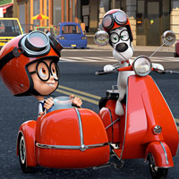 image Mr. Peabody and Sherman Hidden Letters Puzzle
