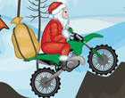 image Santa On a Motorbike