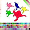 image Kangaroo Coloring