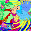 image Kid’s coloring: Beautiful Angel