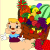 image Kid’s coloring: More fruits